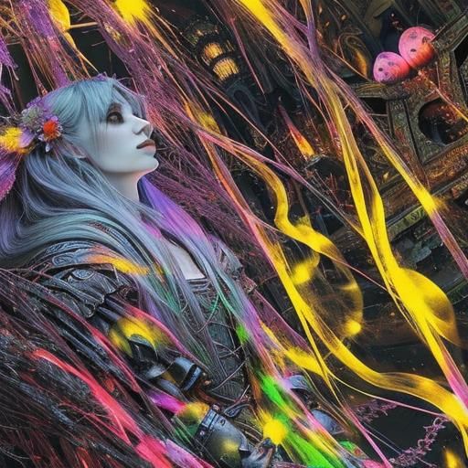 Ethereal Portrait of Lucrezia Borgia