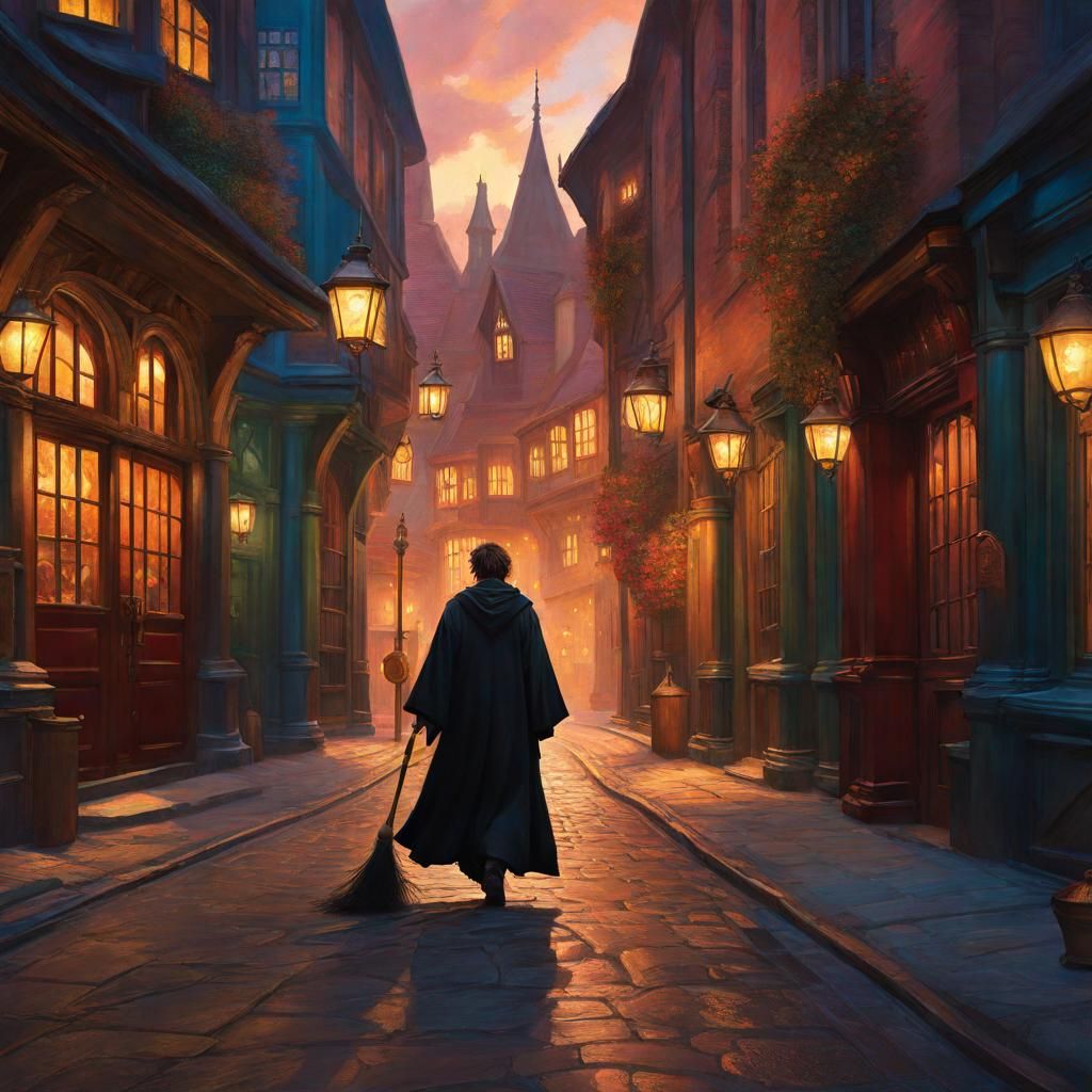 Evening in Hogsmeade