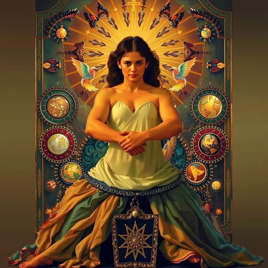 Masterpiece Painting of Beauty and Truth