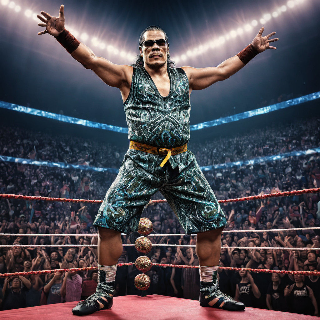 WWE Wrestler as Randy Macho Man Savage in Epic Wrestling Rin...