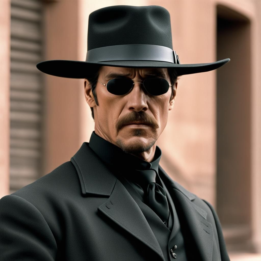 Wyatt Earp if he was in the Matrix movies