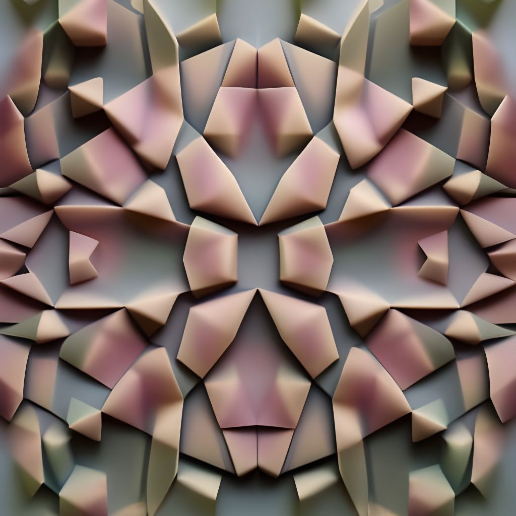 Kaleidoscopic Cherry Blossom Garden in 3D