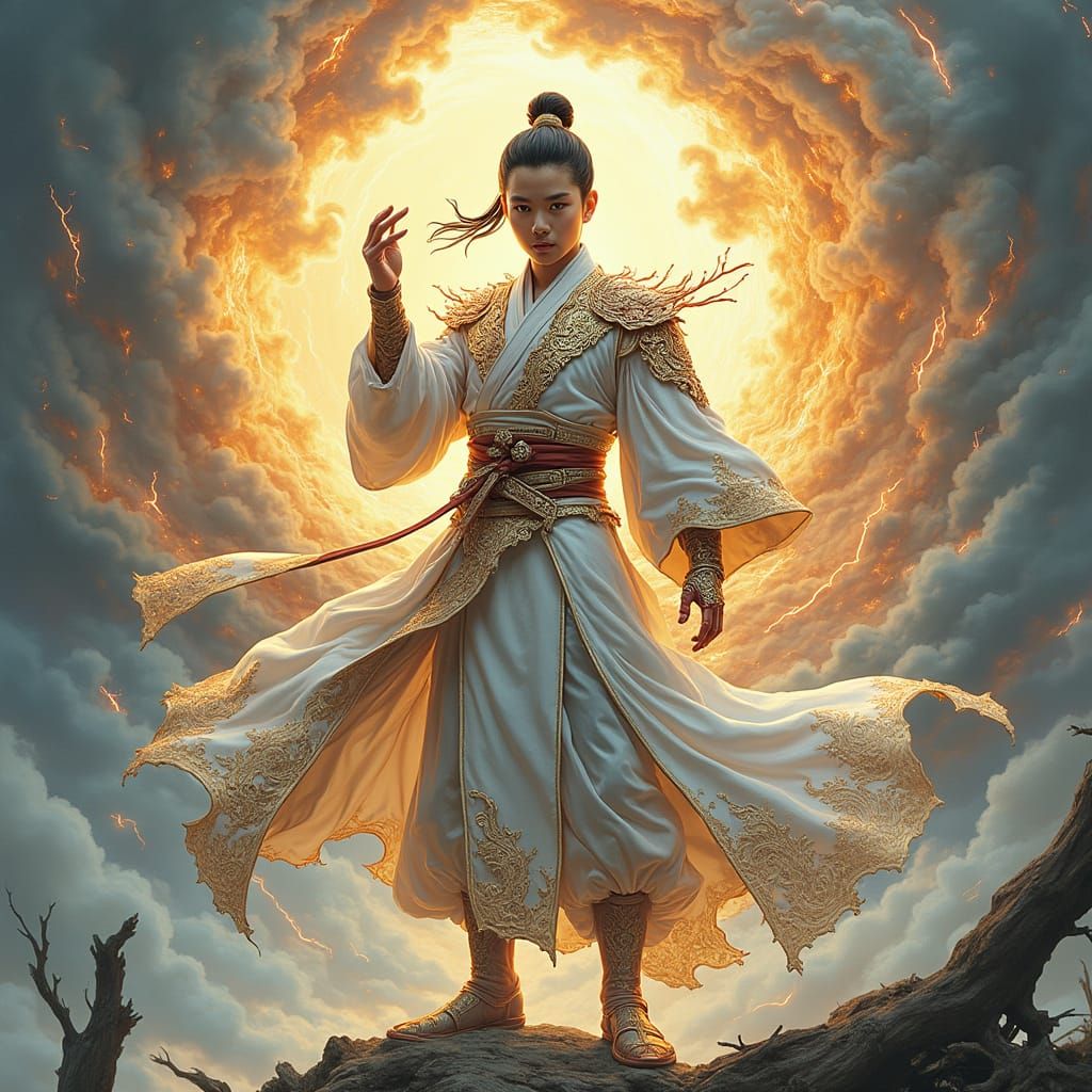 Heroic Martial Artist Transforms into Living Metal