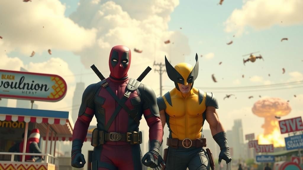Deadpool and Wolverine React to Atomic Blast