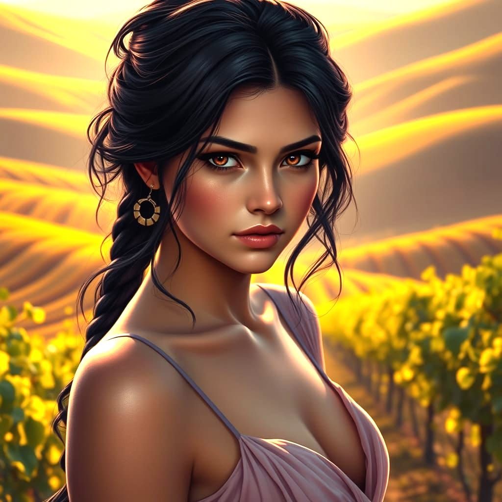 A meticulously detailed pencil sketch depicts a young Italia...