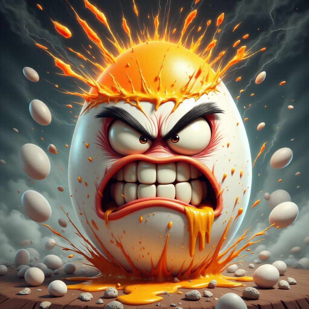 Egg of Fury with Volcanic Yolk