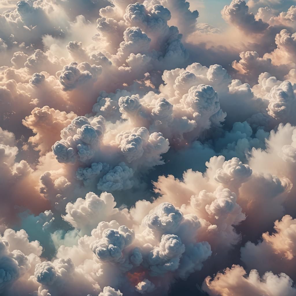 Ethereal Clouds of Thought: A Surrealist Dreamscape