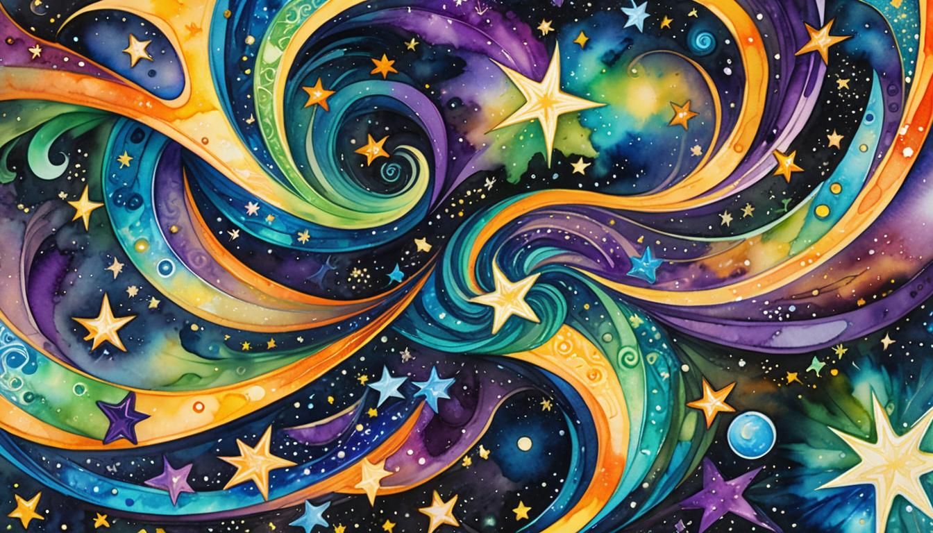 Abstract Astrosphere of Chiaroscuro Plasma Swirls