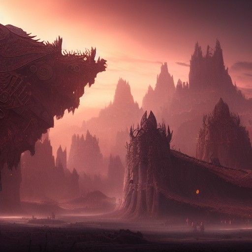 Warlosnse: Fantastical Warrior Expanse in Detailed Matte Pai...