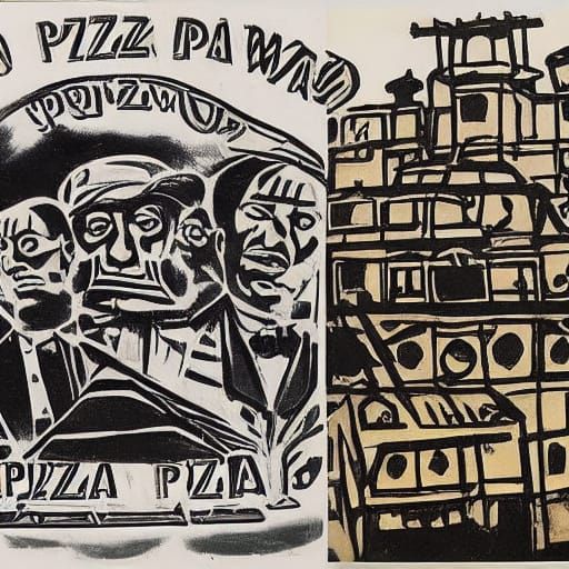 Expressionist Pizza: Grotesque Meets the Avant-Garde