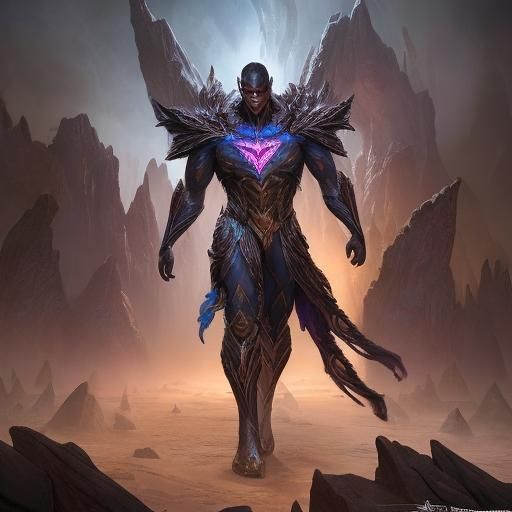 Dark skin demonic Viltrumite