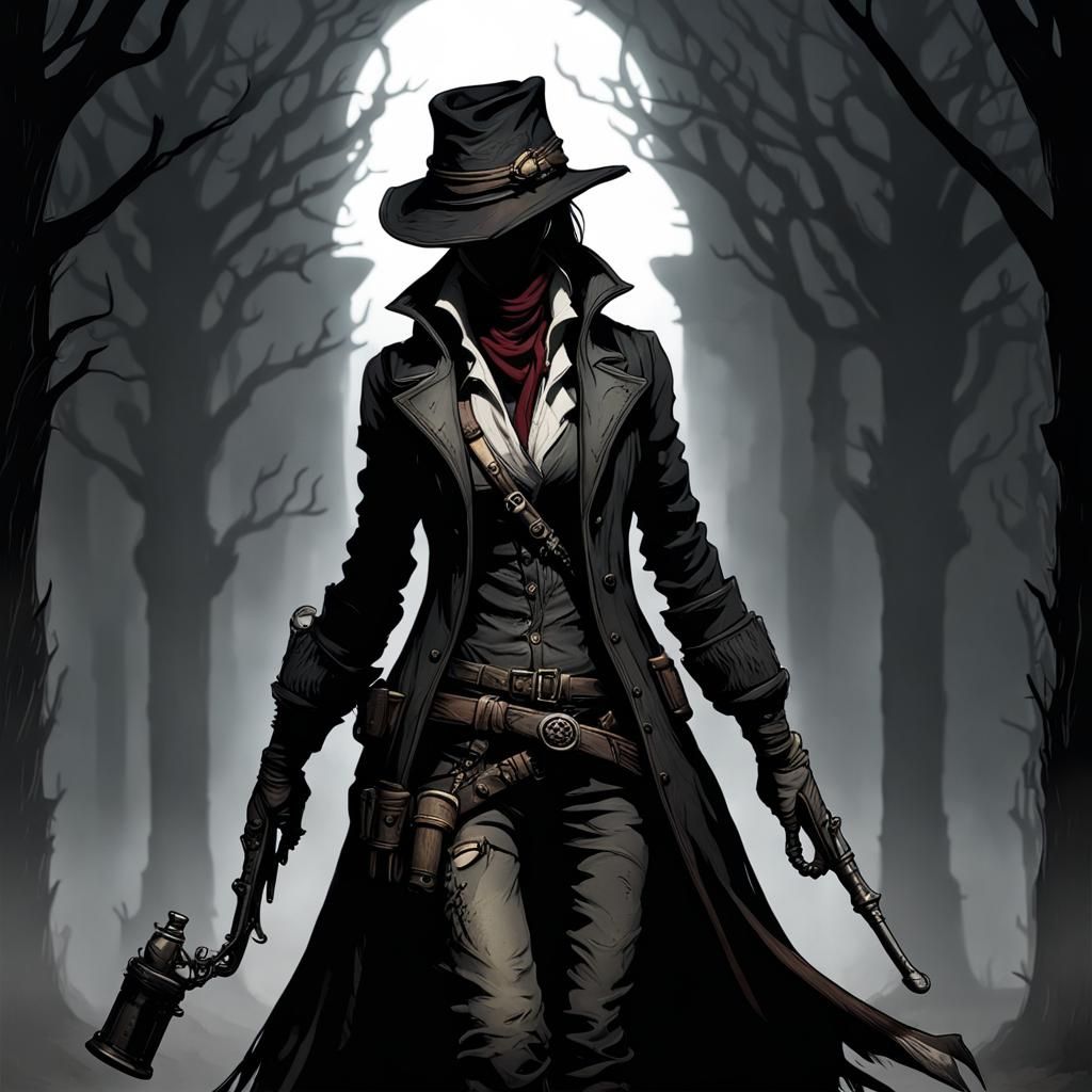 Bloodborne Female Hunter: Dark Aesthetic