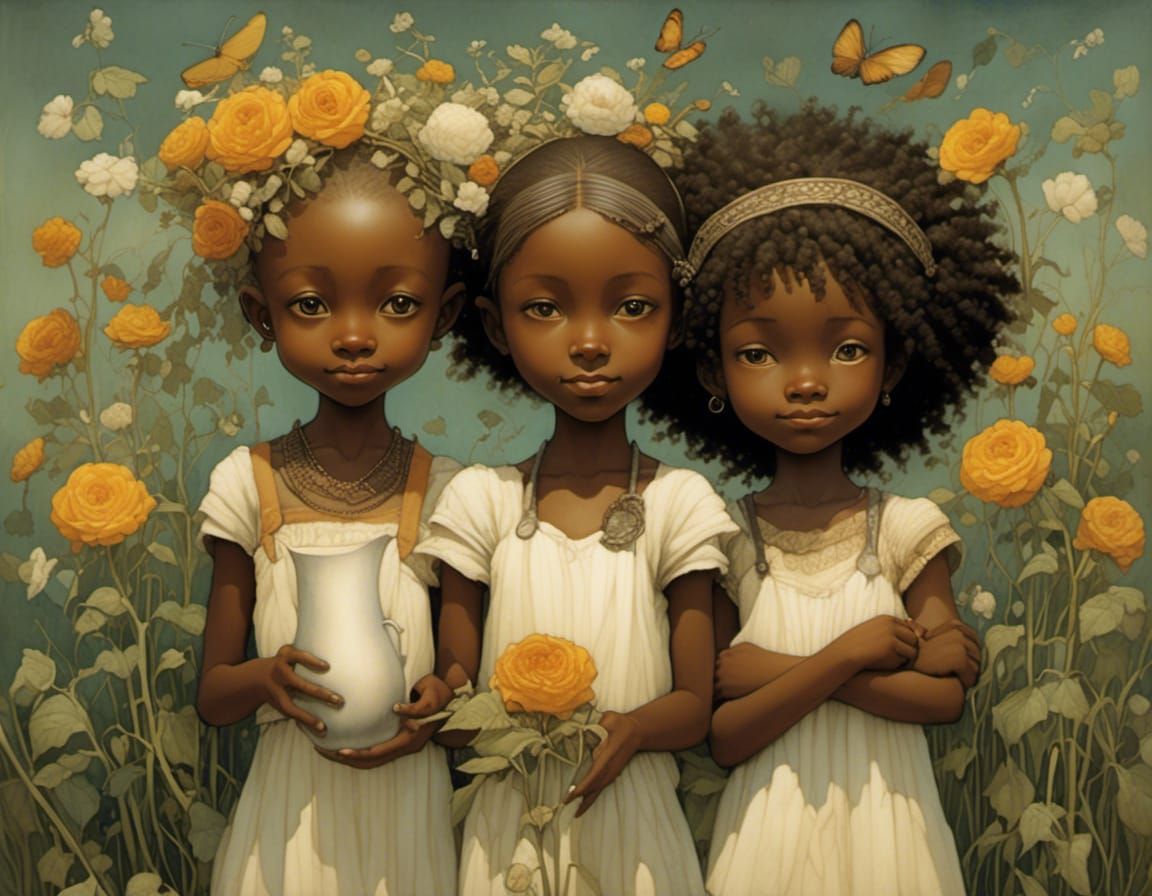 Black Boy Joy and Black Girl Magic in Warm Colors