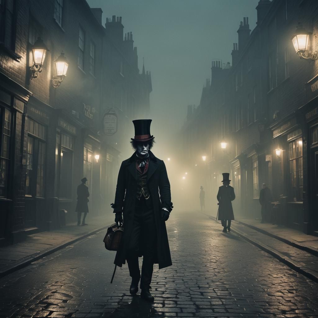 Jack the Ripper as Mad Hatter in Victorian London
