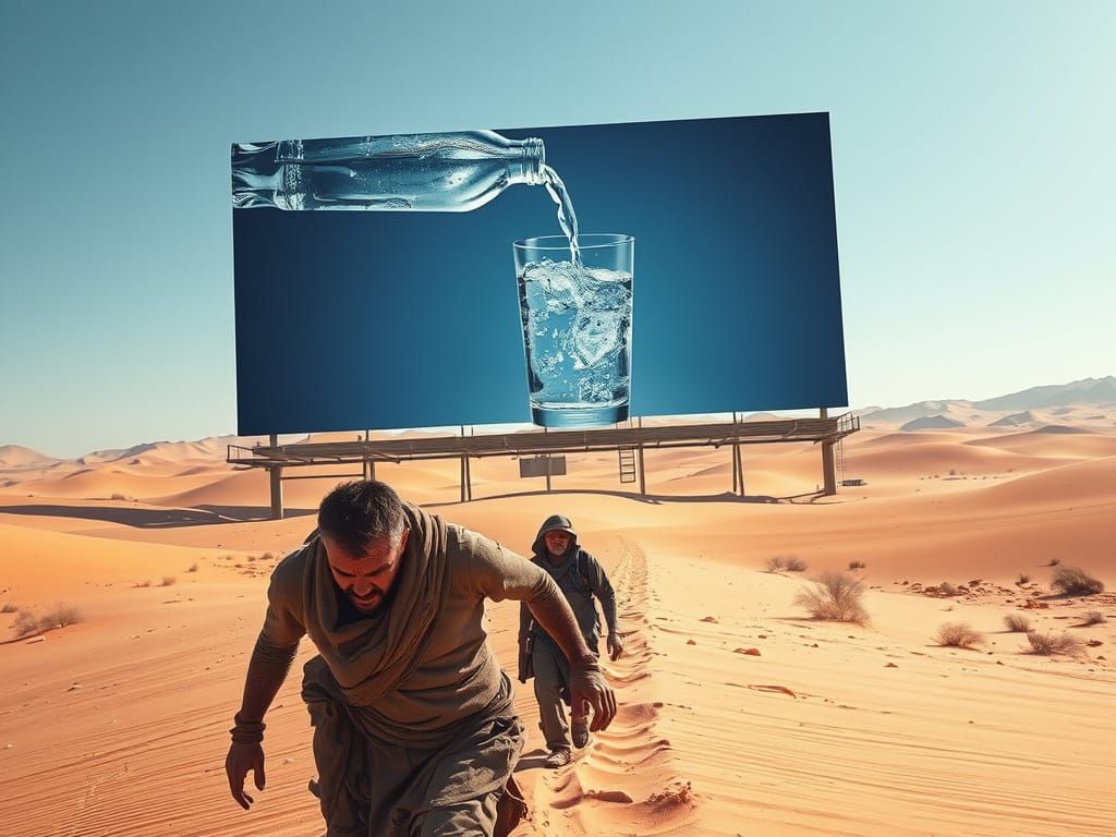 A Thirsty Soul Seeks Oasis in the Desert