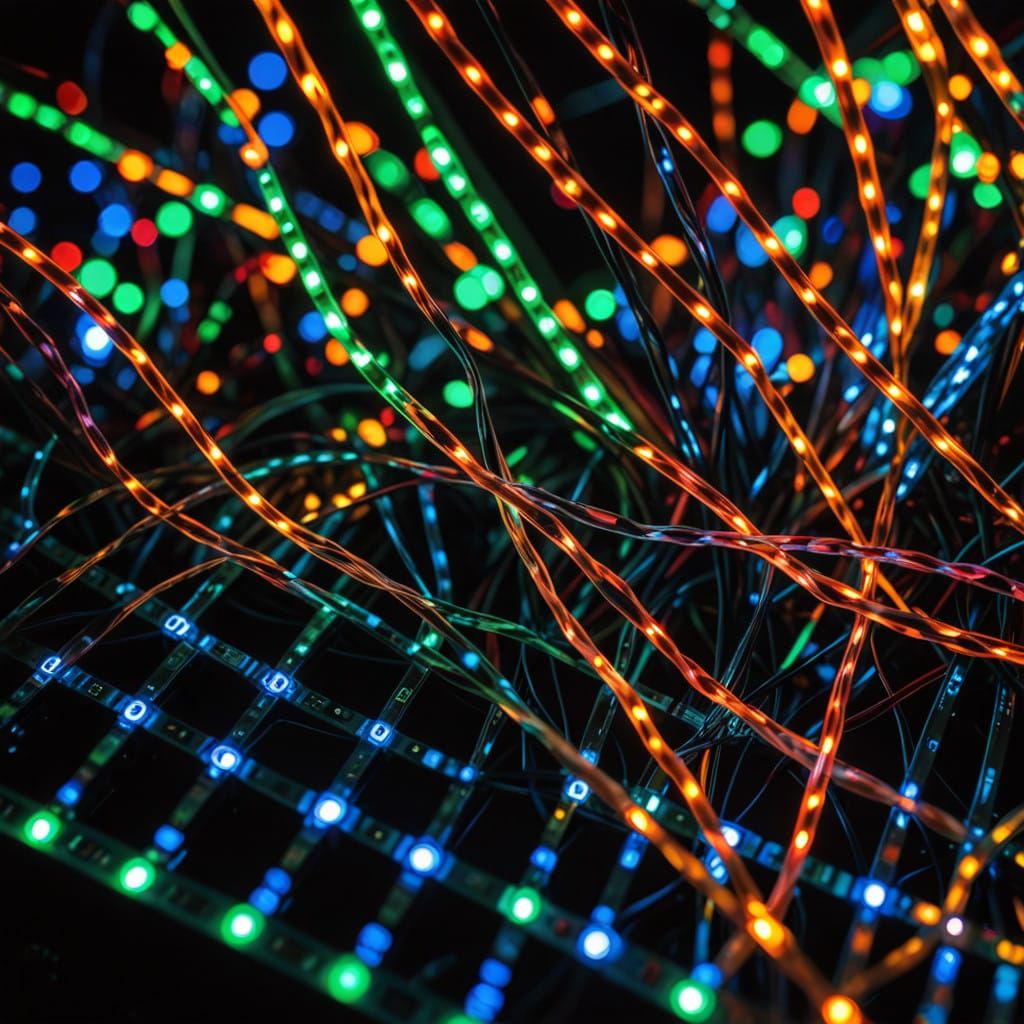 Electronic Circuitry in Abstract Light