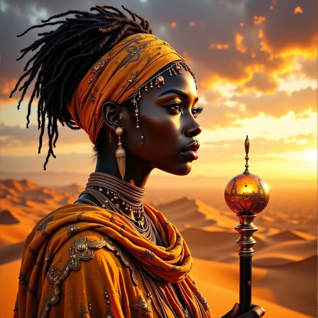 Desert Priestess of the Sahara