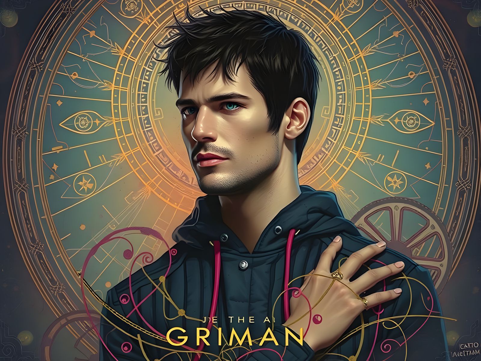 David Giuntoli as Nick Burkhardt: Bio Punk Art