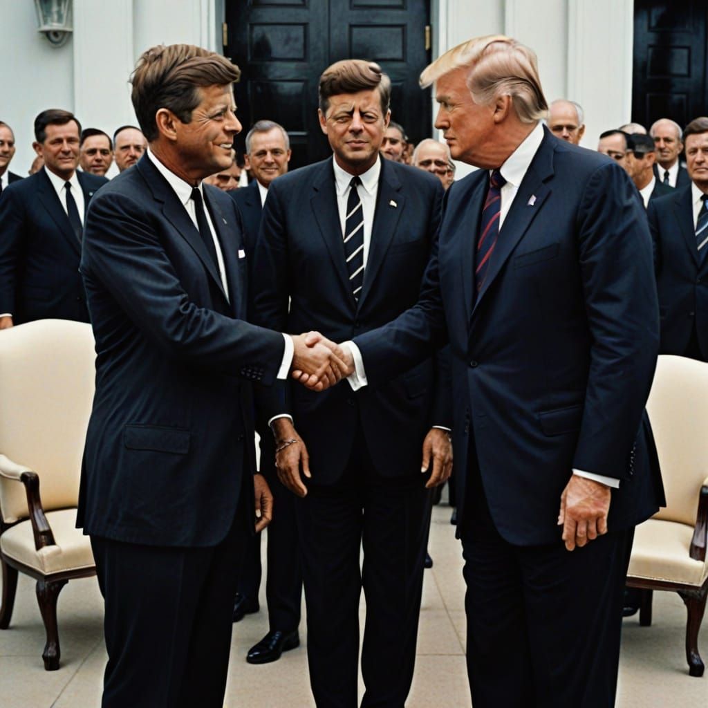 Historic Presidential Handshake in Modern Times