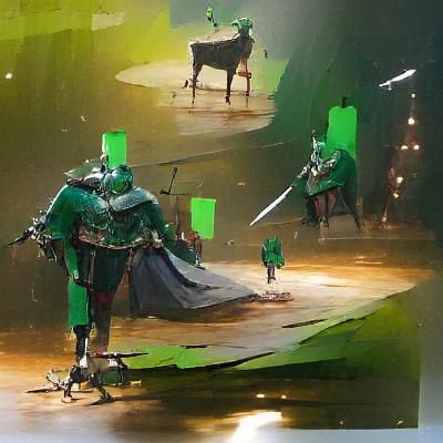 The Emerald Knight: A Forest Guardian