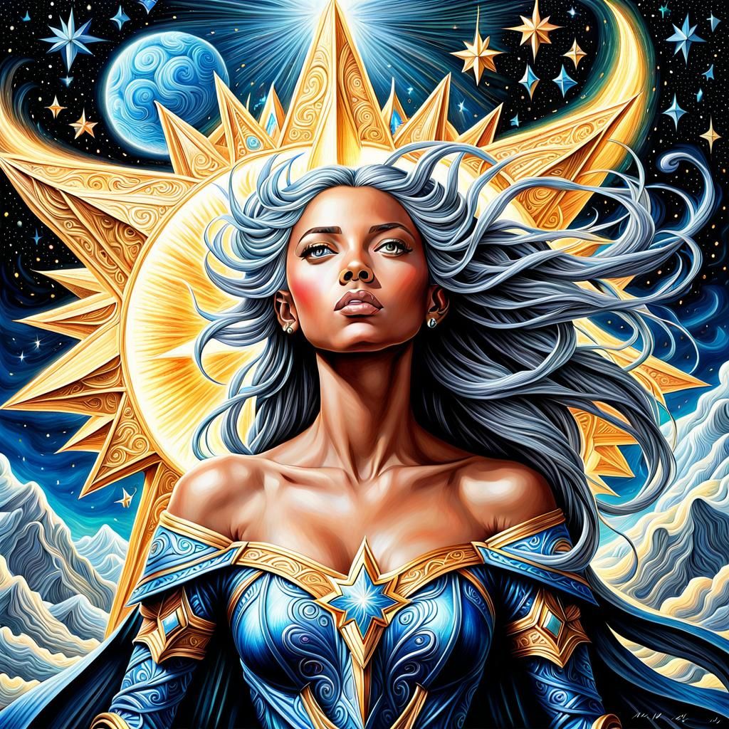 Heroic Knight Errant on a Stormy Quest