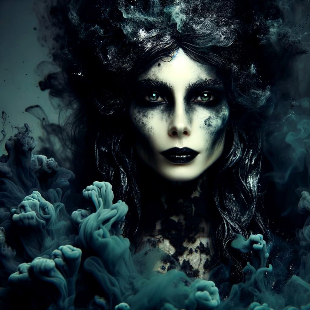 Gothic Marine Monarch Emerging from Murkiness