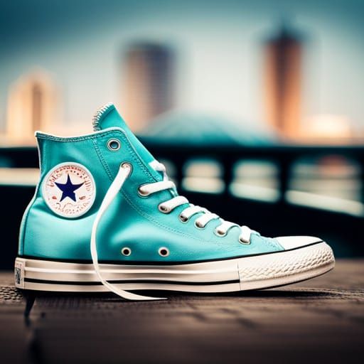 Aquamarine Converse Chuck Taylor: Professional Photography