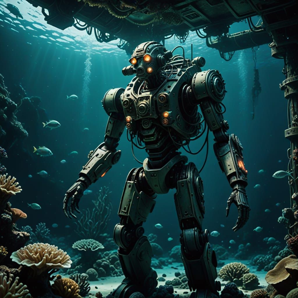 Secret Underwater Base of Shipwrecks and Coral