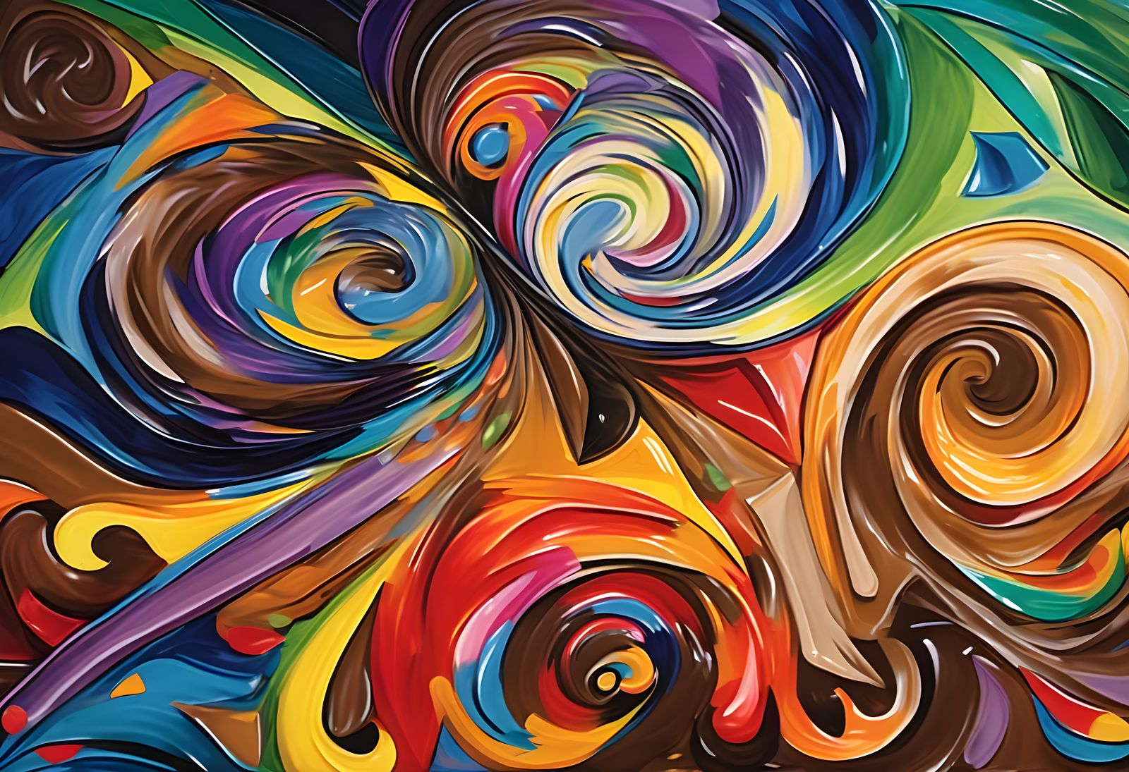 Vortex Maelstroms of Paint and Plasma with Pointy Stars