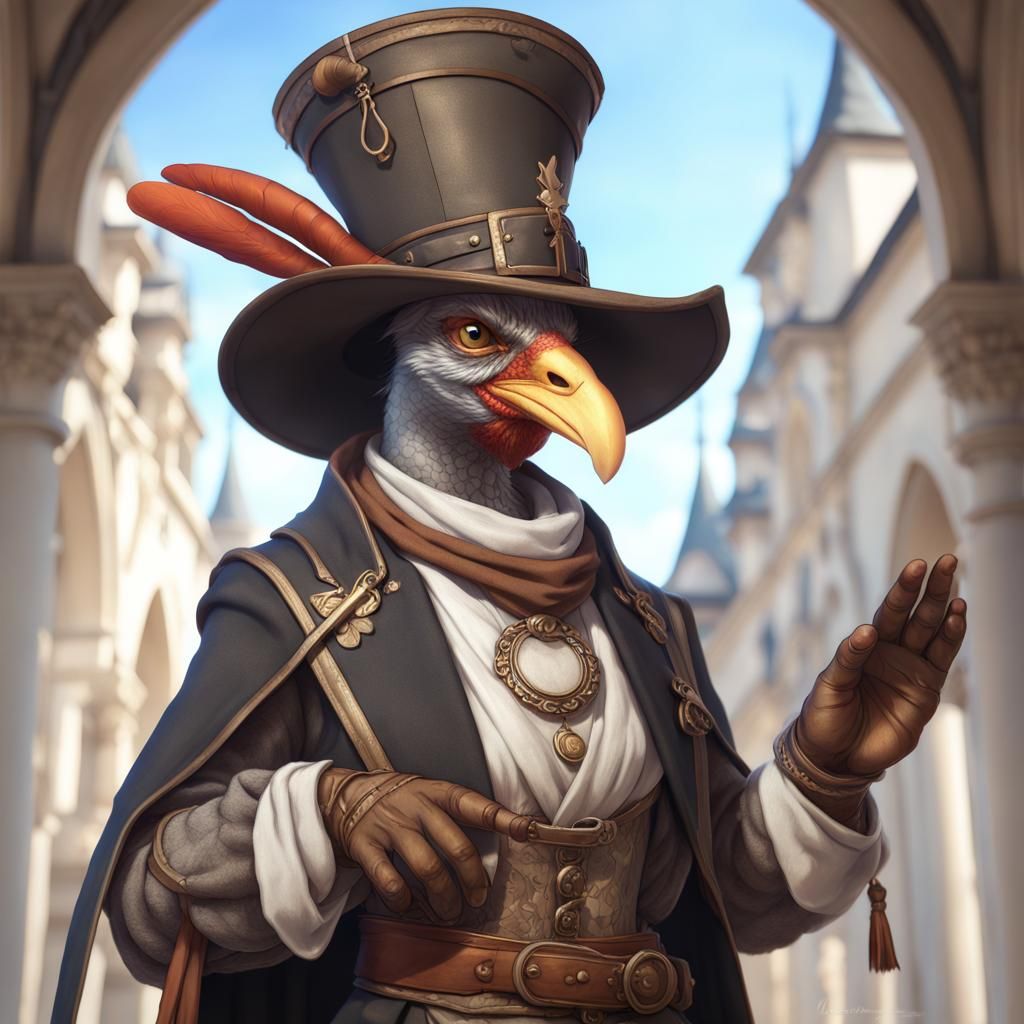 Sir Gobbler of house gizzard