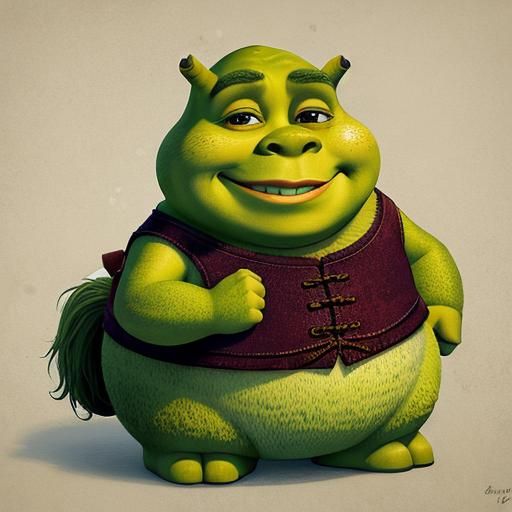 Shrek Blob Horse: A Humorous AI Interpretation