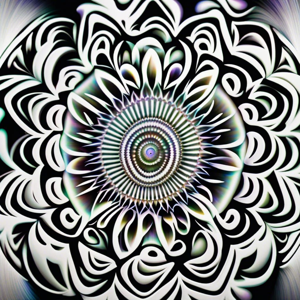 Iridescent Mandala for Subconscious Healing
