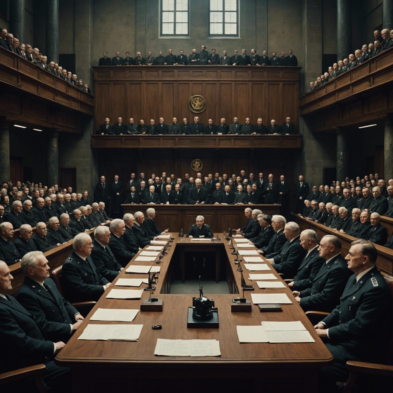 Nuremberg Trials: Dramatic Digital Matte Painting