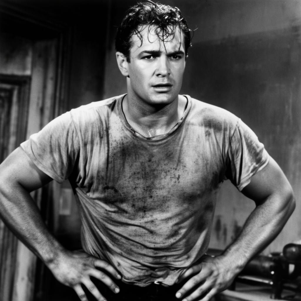 Marlon Brando as Stanley Kowalski in Streetcar Named Desire