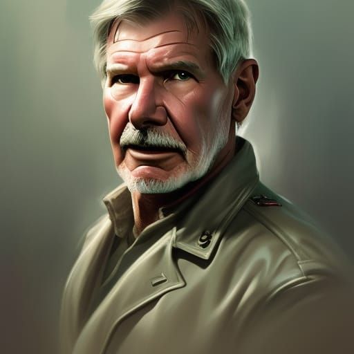 Harrison Ford as General Ross: Comic Book Art