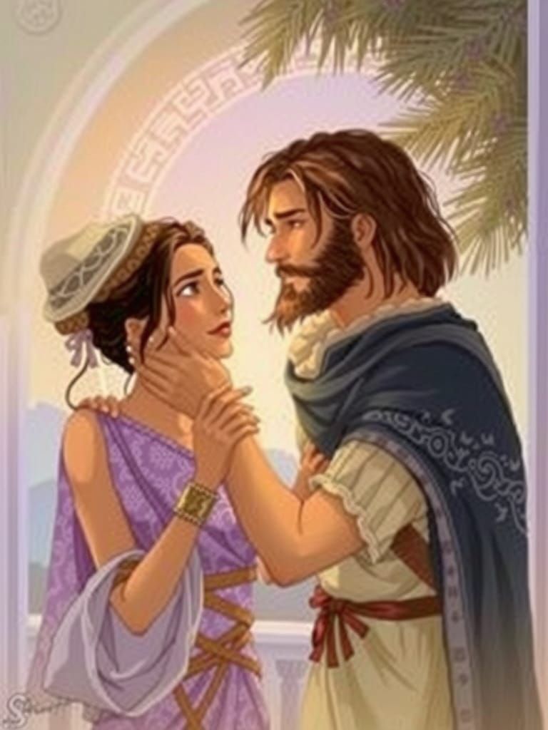 Odysseus and Penelope in Golden Radiance, Anime Key Visual