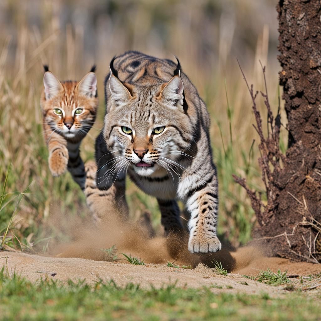 Bobcat About to Pounce