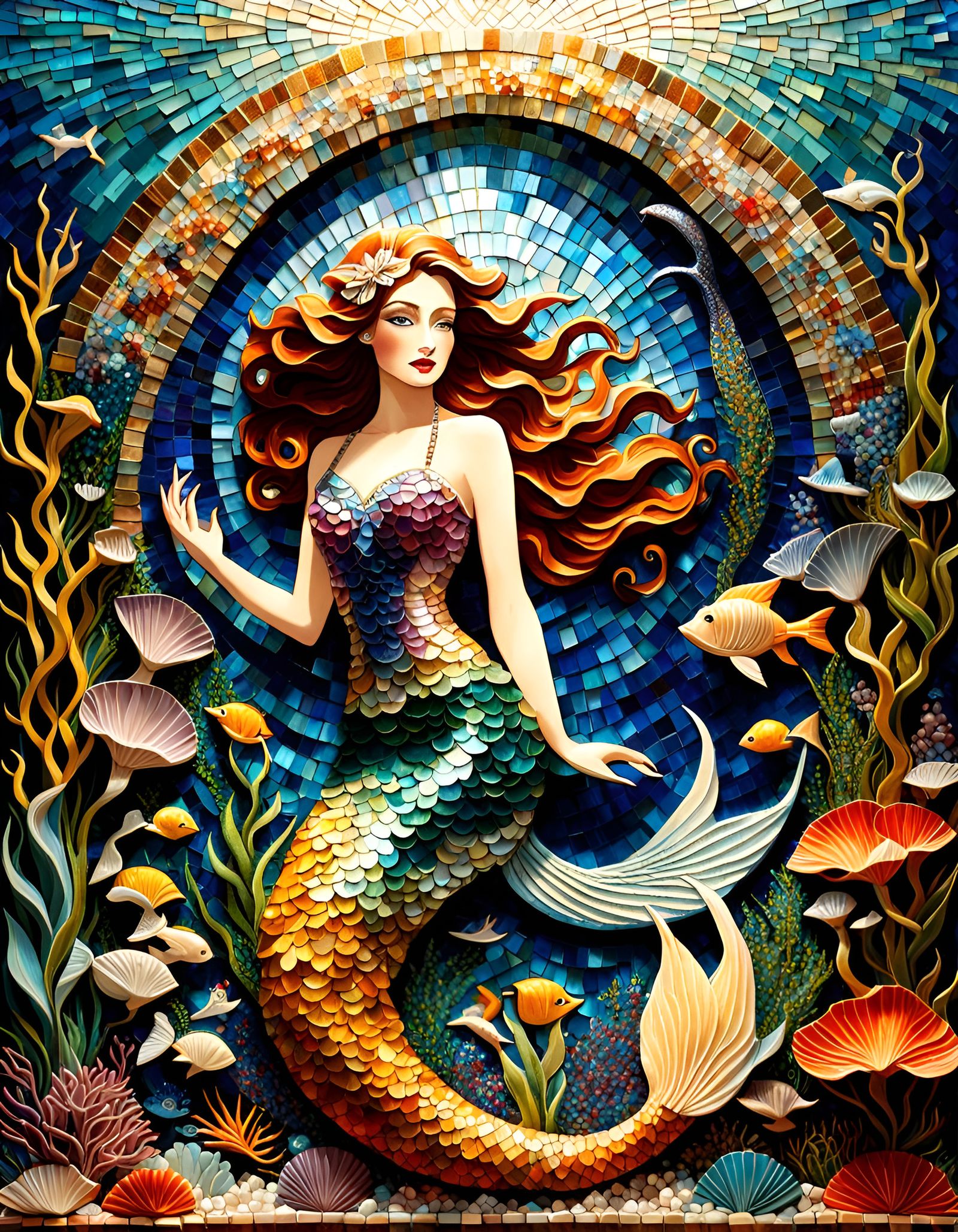 Mosaic Mermaid 🧜‍♀️