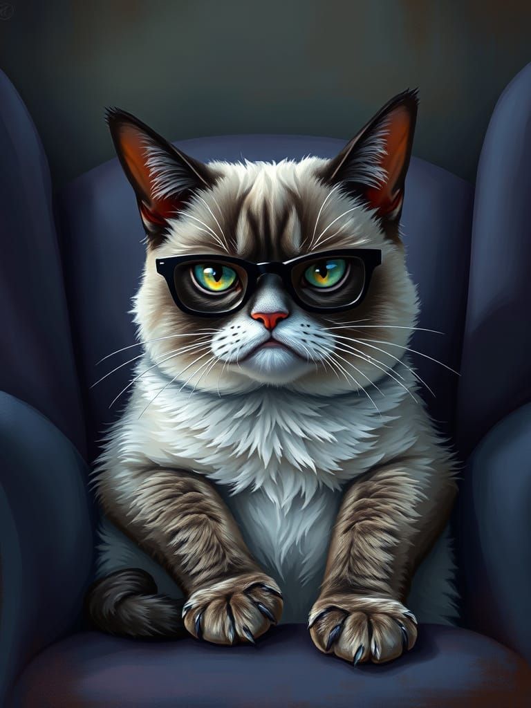 In memory of Grumpy Cat (aka Tardar Sauce)