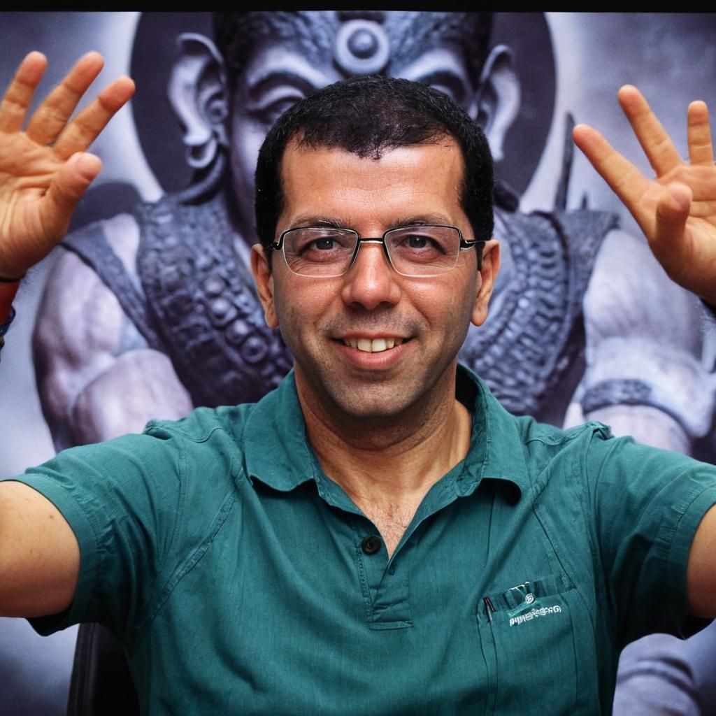 Epic Cinematic Shiva Avatar in 35mm Film Style