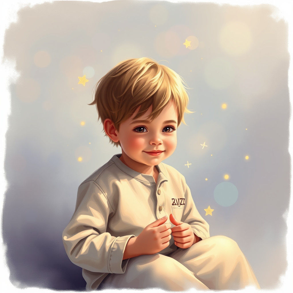 Sweet Two-Year-Old Boy Portrait