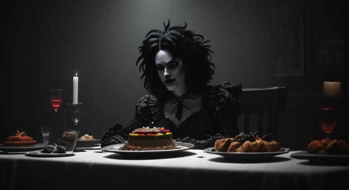 Film Noir: Food Comes to Life, Rembrandt Lighting