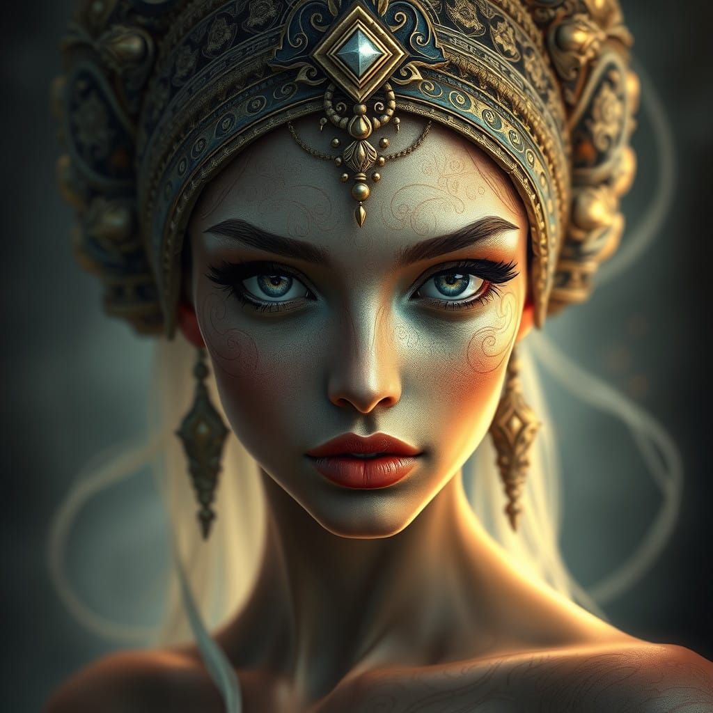 Mystic Enchantress in Hypnotic Glory