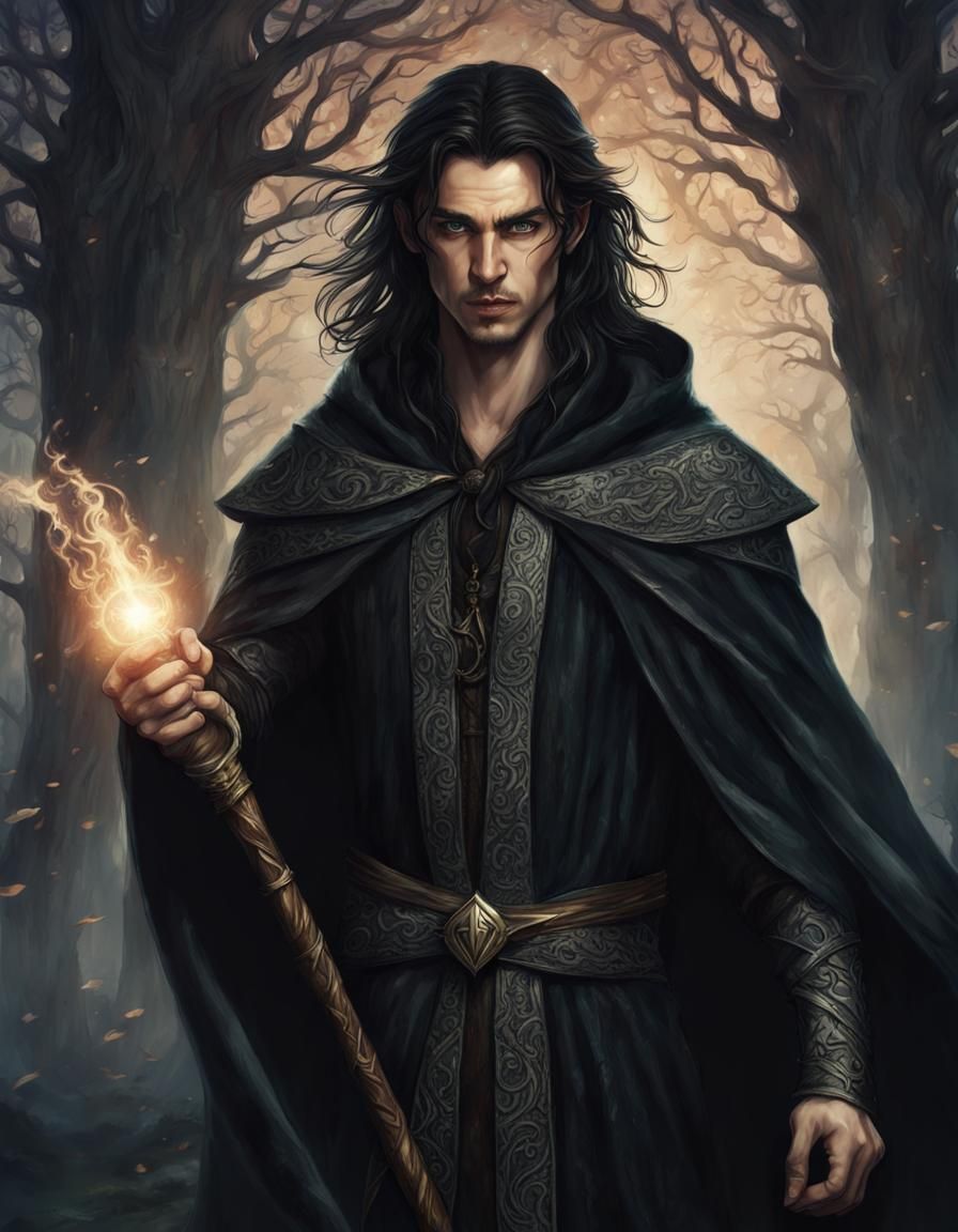 High Elf Sorcerer Concept Art in 8k Resolution