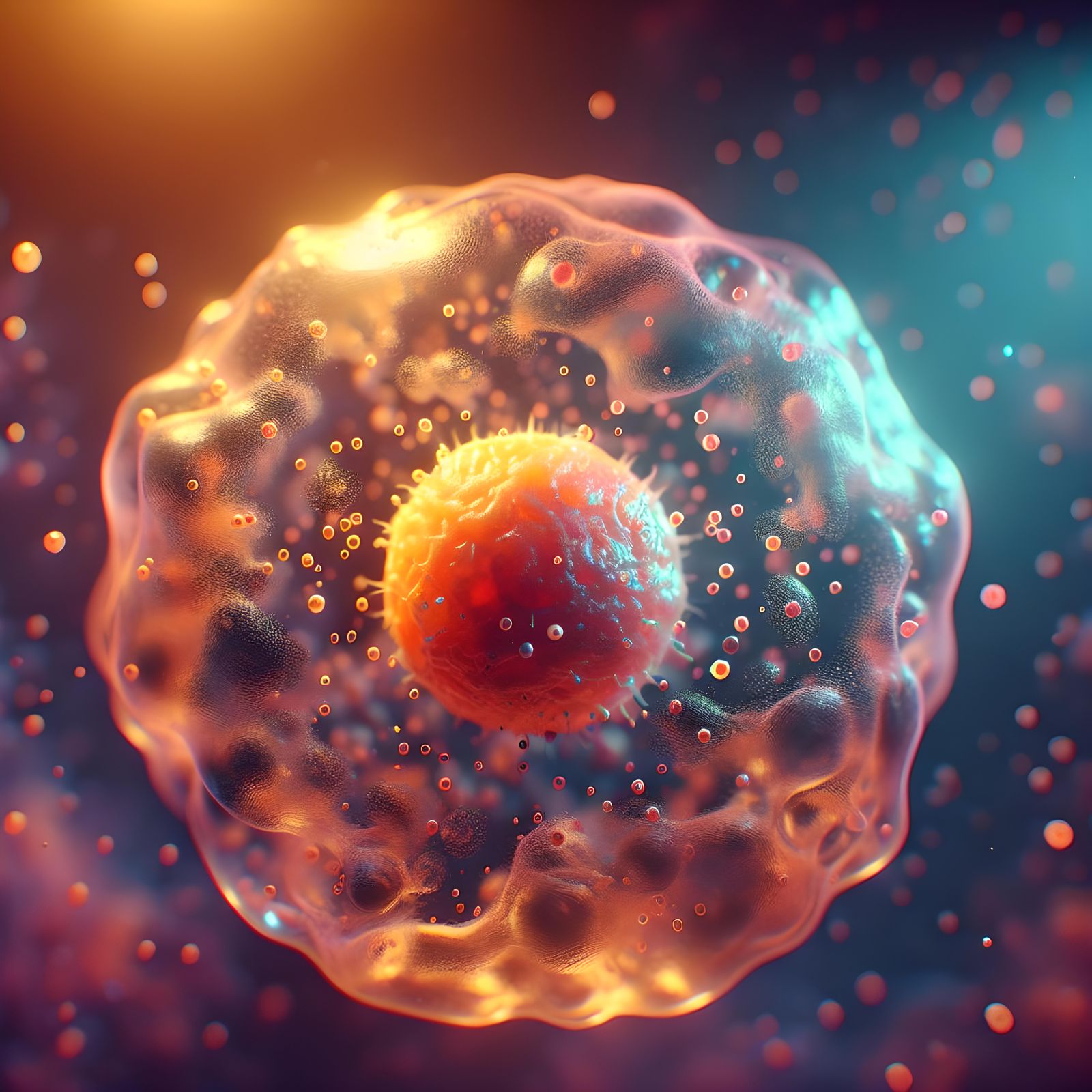 Tiny human cell being proud of his achievements...:)