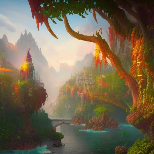 Juicy Papaya Records: Detailed Matte Painting