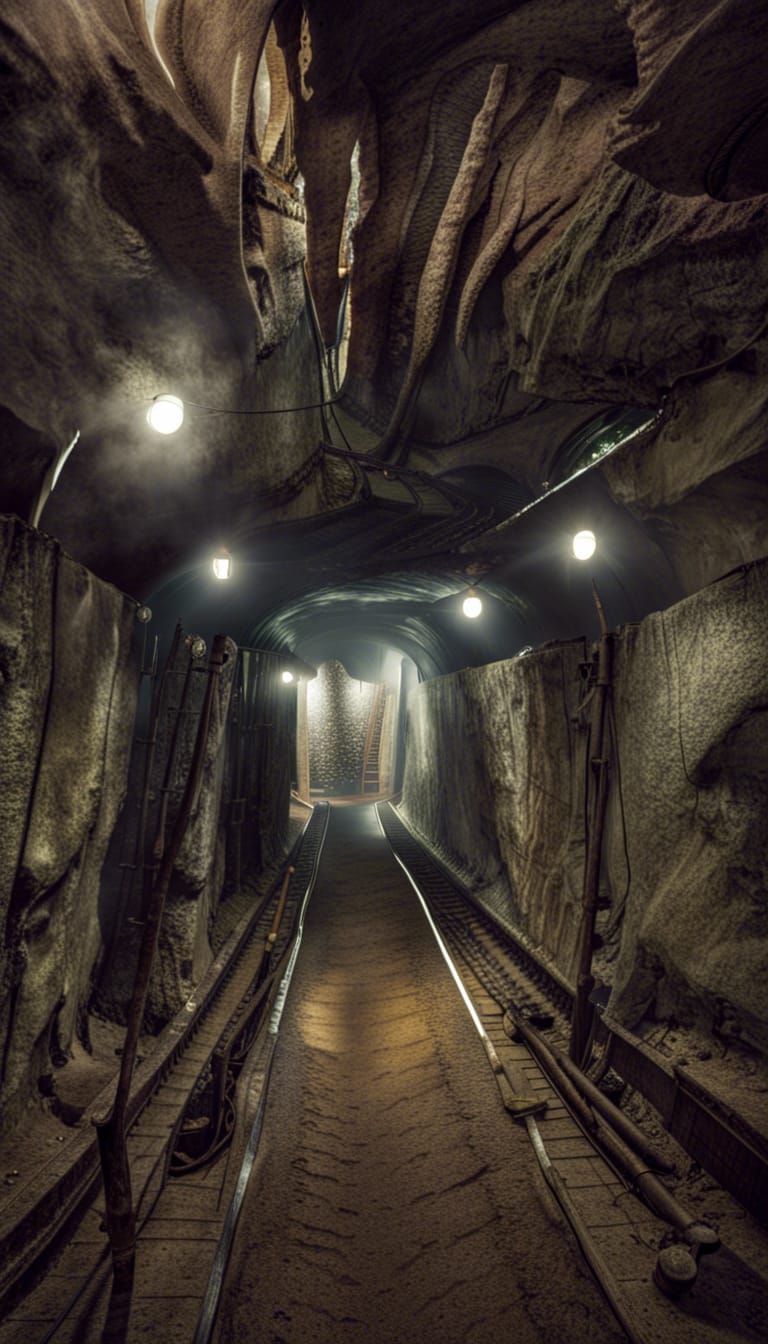 AI Generated Underground Places