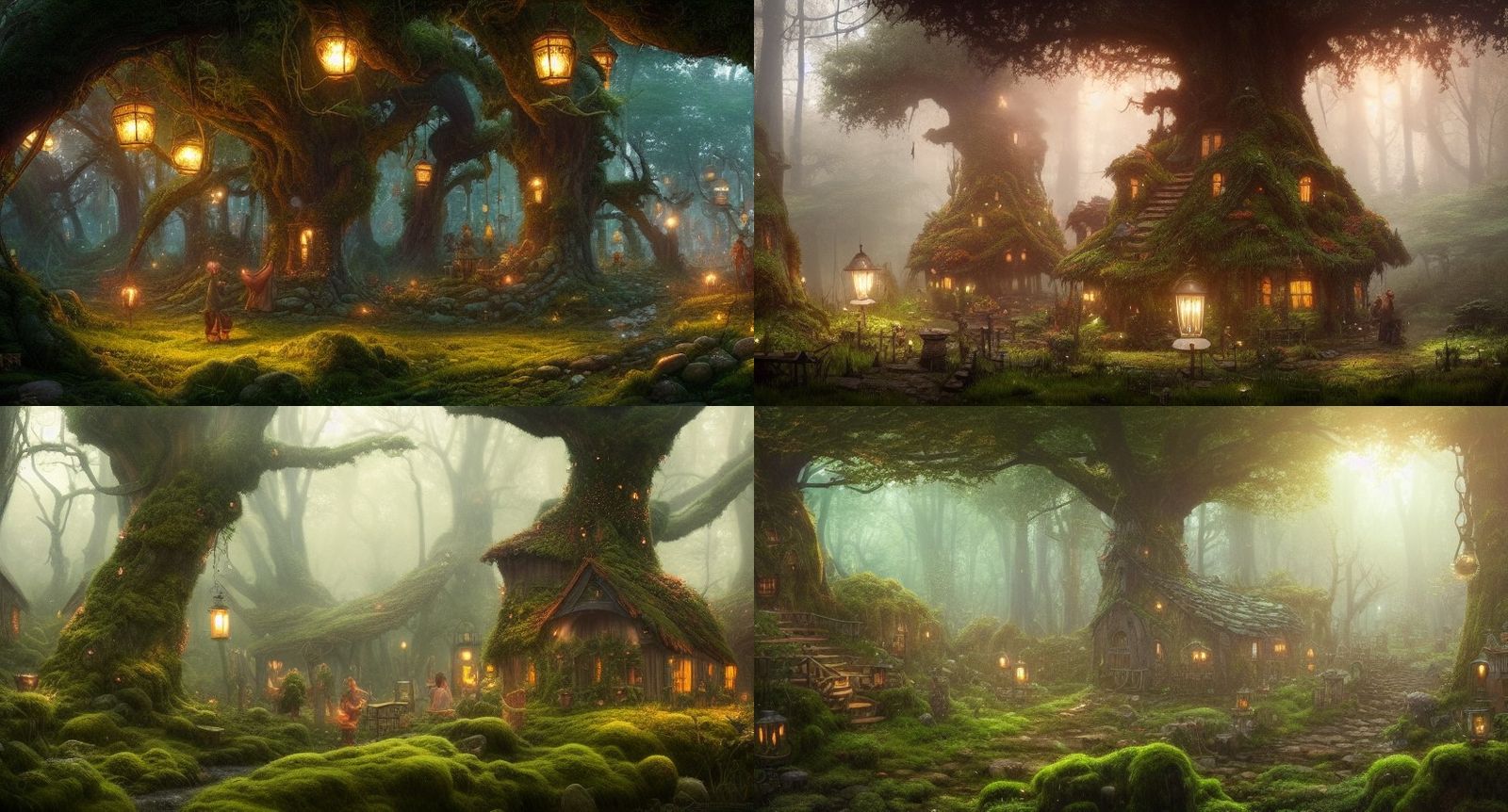 Enchanted Fae Village in the Faewild