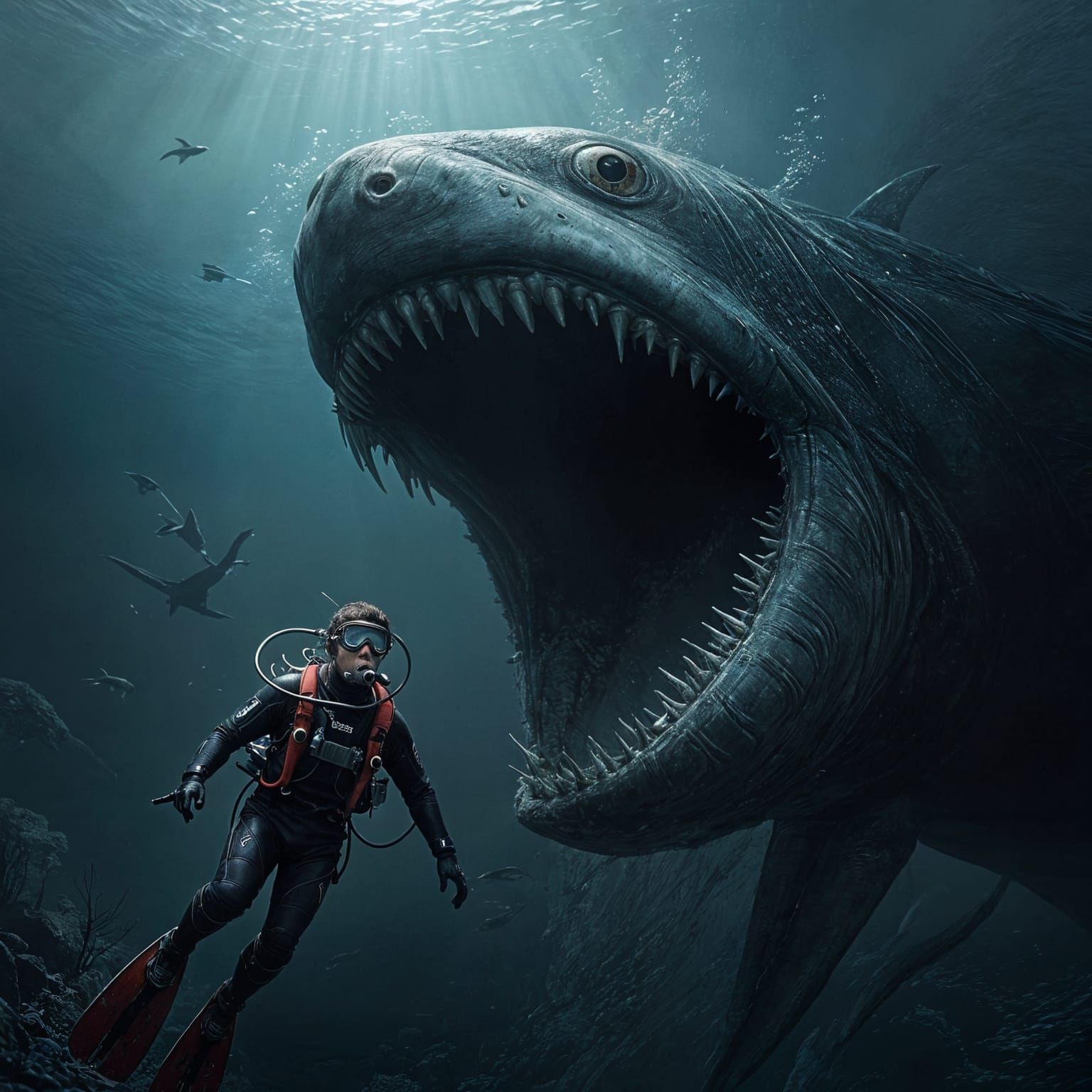 Megalodon Attack: Horror in the Deep Ocean