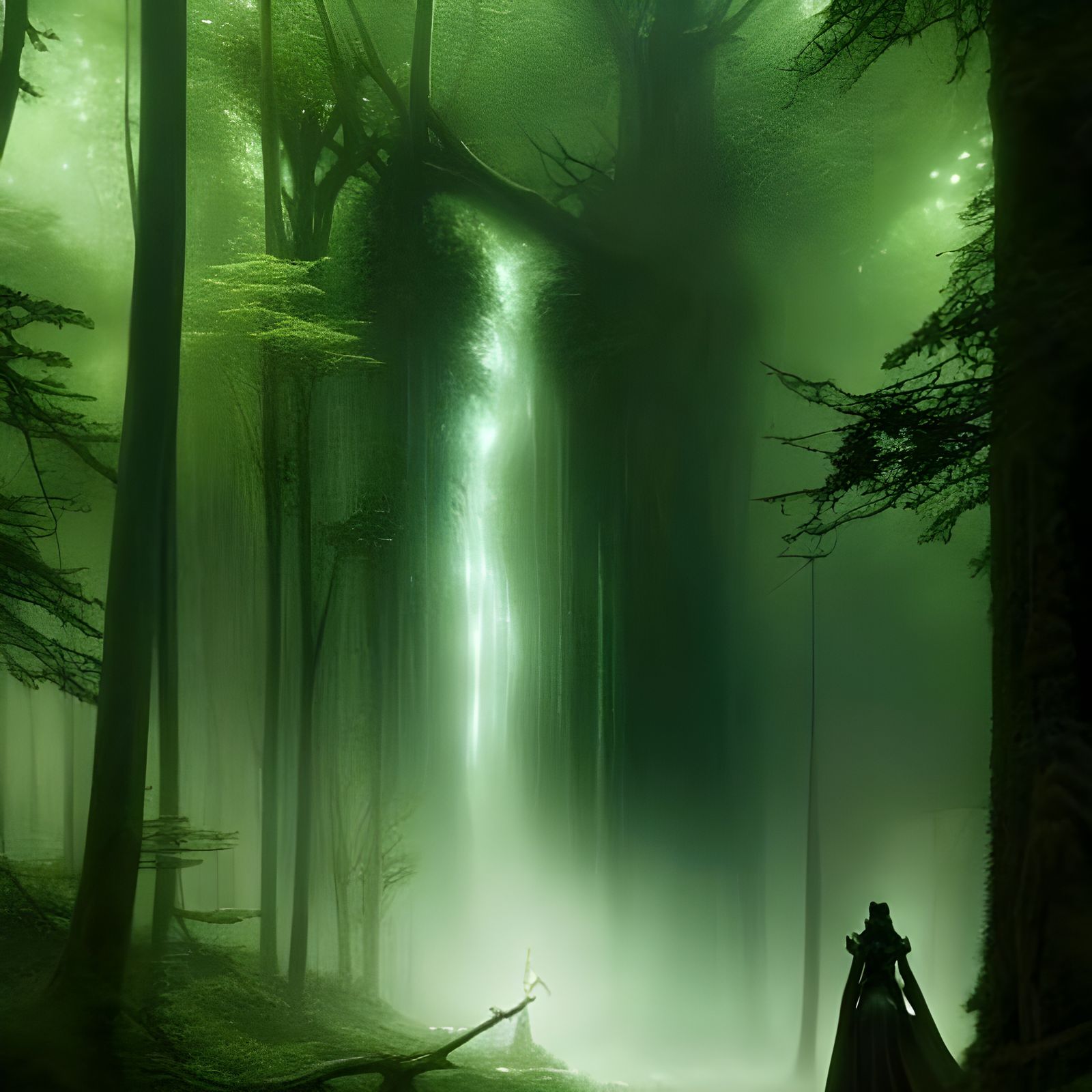 Veiled Woman: Dark Fantasy Concept Art